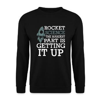 Rocket Science - Unisex Pullover - Schwarz - Vorne - Alina (178cm) & Michal (187cm)