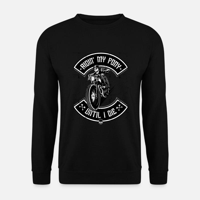 MOTORRAD BIKER CHOPPER - Unisex Pullover - Schwarz