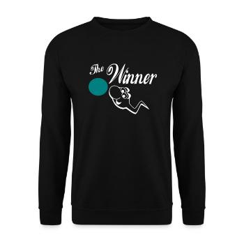 The Winner - Unisex Pullover - Schwarz - Vorne - Alina (178cm) & Michal (187cm)