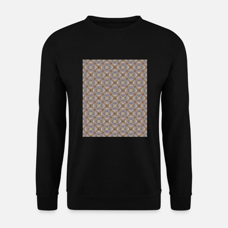 colorful pattern geometric - Unisex Sweatshirt - black