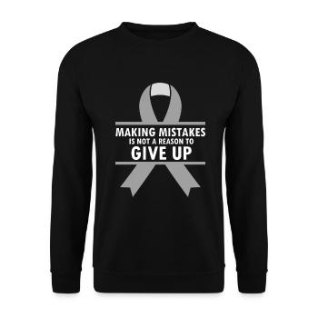 Dyslexia Interventionist for Dyslexia - Unisex Sweatshirt - black - Front - Alina (178cm) & Michal (187cm)