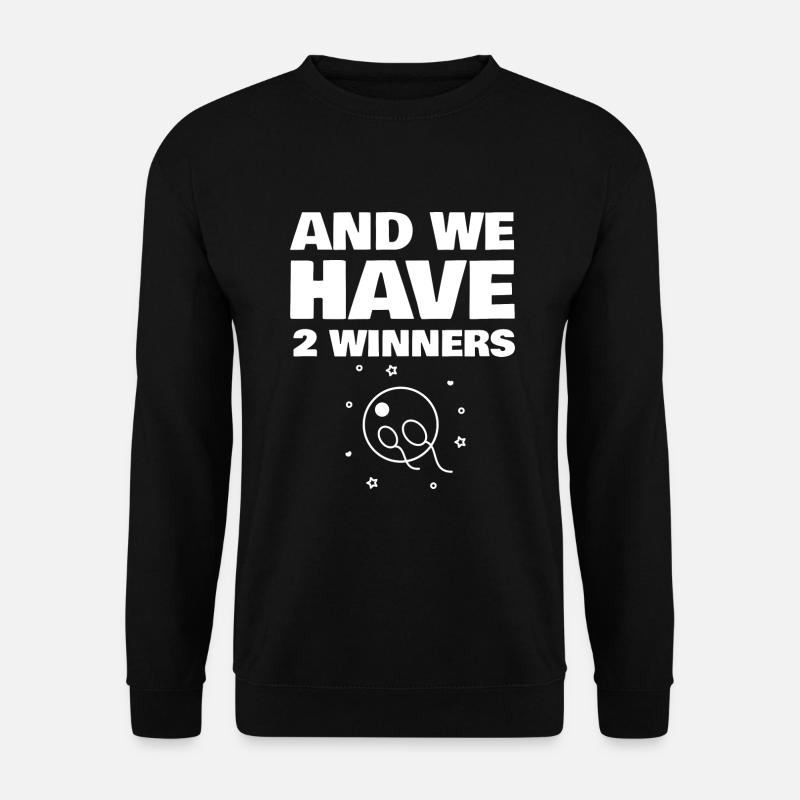 Zwillingsmama Zwillingsmutter Mama Zwillinge - Unisex Pullover - Schwarz