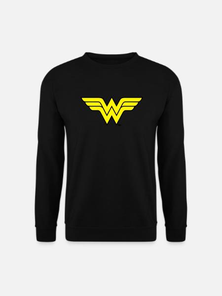 Justice League Wonder Woman Logo - Unisex Sweatshirt - black
