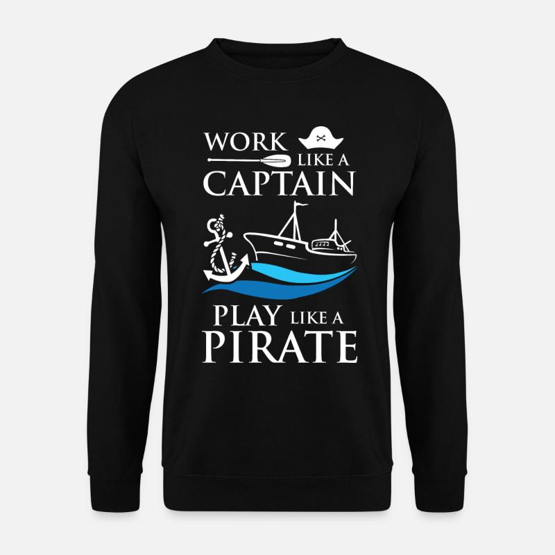 Captain Pirates - Unisex Sweatshirt - black