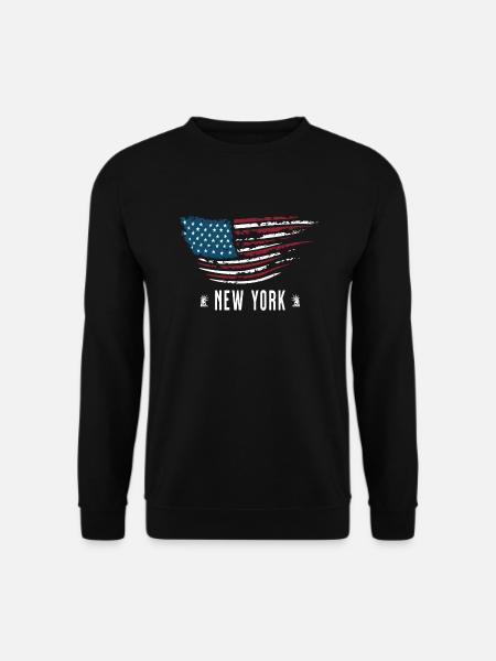New york - Unisex Pullover - Schwarz