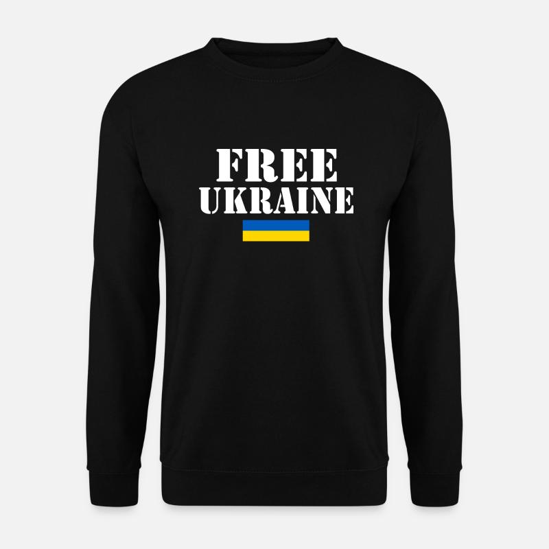 Free ukraine - Unisex Sweatshirt - black