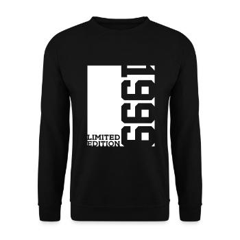 27TH BIRTHDAY LIMITED EDITION 1999 - Unisex Sweatshirt - black - Front - Alina (178cm) & Michal (187cm)