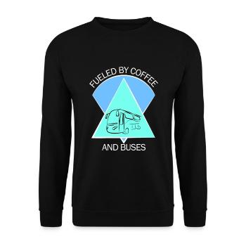 Chauffeur d’autobus scolaire Chauffeur d’autobus scolaire - Sweat-shirt Unisexe - noir - Devant - Alina (178cm) & Michal (187cm)