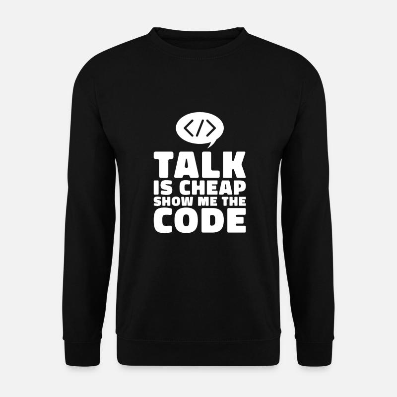 Programmierer Coder Software Entwickler - Unisex Pullover - Schwarz
