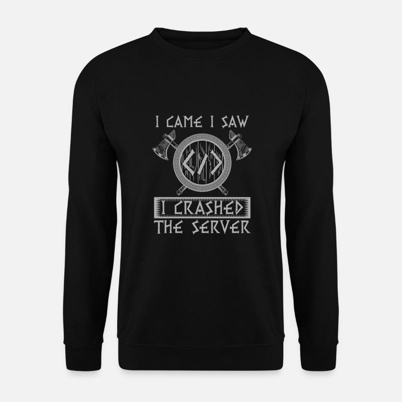 Programmeur Coder Développeur de logiciels - Sweat-shirt Unisexe - noir