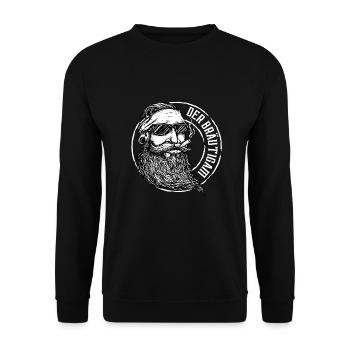Bräutigam Bart Junggesellenabschied - Unisex Pullover - Schwarz - Vorne - Alina (178cm) & Michal (187cm)
