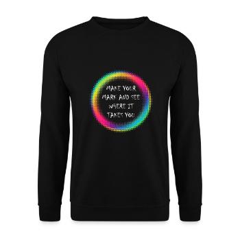 Faites votre marque et voyez où cela vous mèneChilds - Sweat-shirt Unisexe - noir - Devant - Alina (178cm) & Michal (187cm)