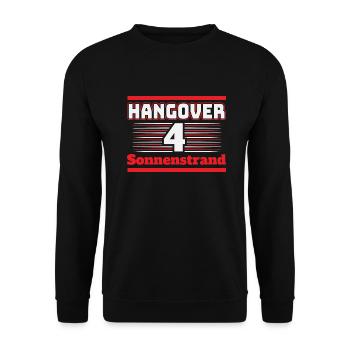 soleil Hangover Beach Party Bulgarie Voyage - Sweat-shirt Unisexe - noir - Devant - Alina (178cm) & Michal (187cm)