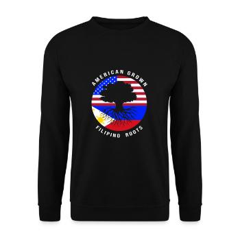 Philippinisch Philippinen - Unisex Pullover - Schwarz - Vorne - Alina (178cm) & Michal (187cm)