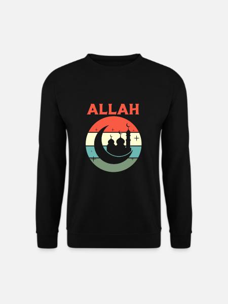 Allah musulman - Sweat-shirt Unisexe - noir