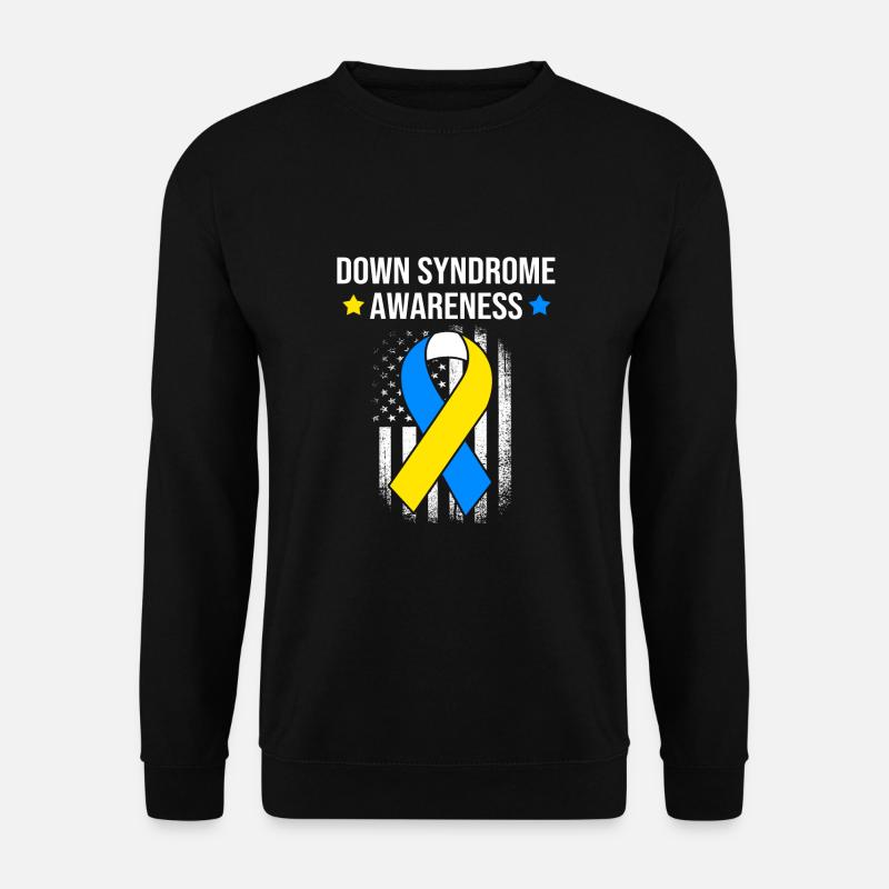 Down Syndrom - Unisex Pullover - Schwarz
