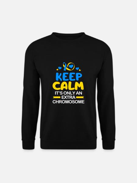 Down Syndrom - Unisex Pullover - Schwarz