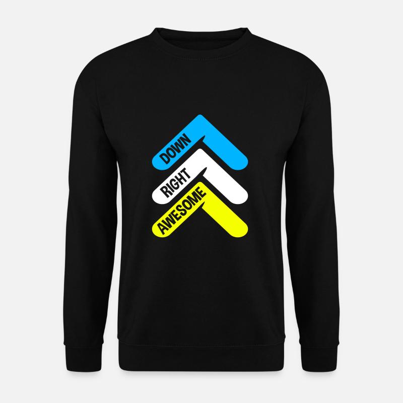 Down Syndrom - Unisex Pullover - Schwarz