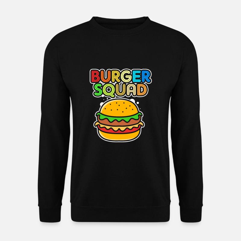 Cheeseburger Burger - Unisex Pullover - Schwarz