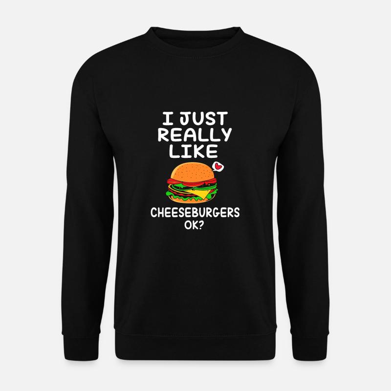 Cheeseburger - Unisex Sweatshirt - black
