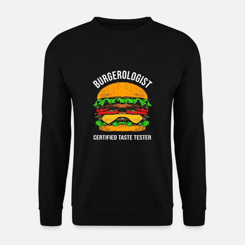 Cheeseburger - Sweat-shirt Unisexe - noir