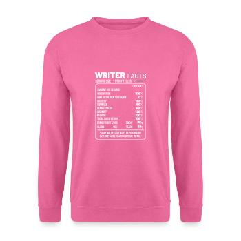 Author - Unisex Sweatshirt - pink - Front