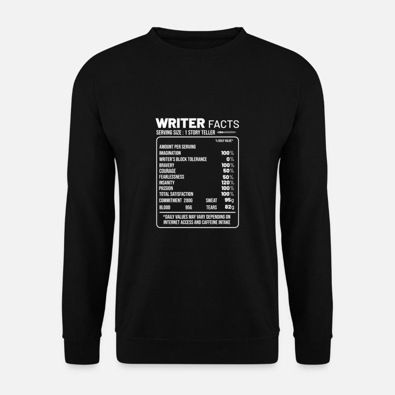 Autor - Unisex Pullover - Schwarz