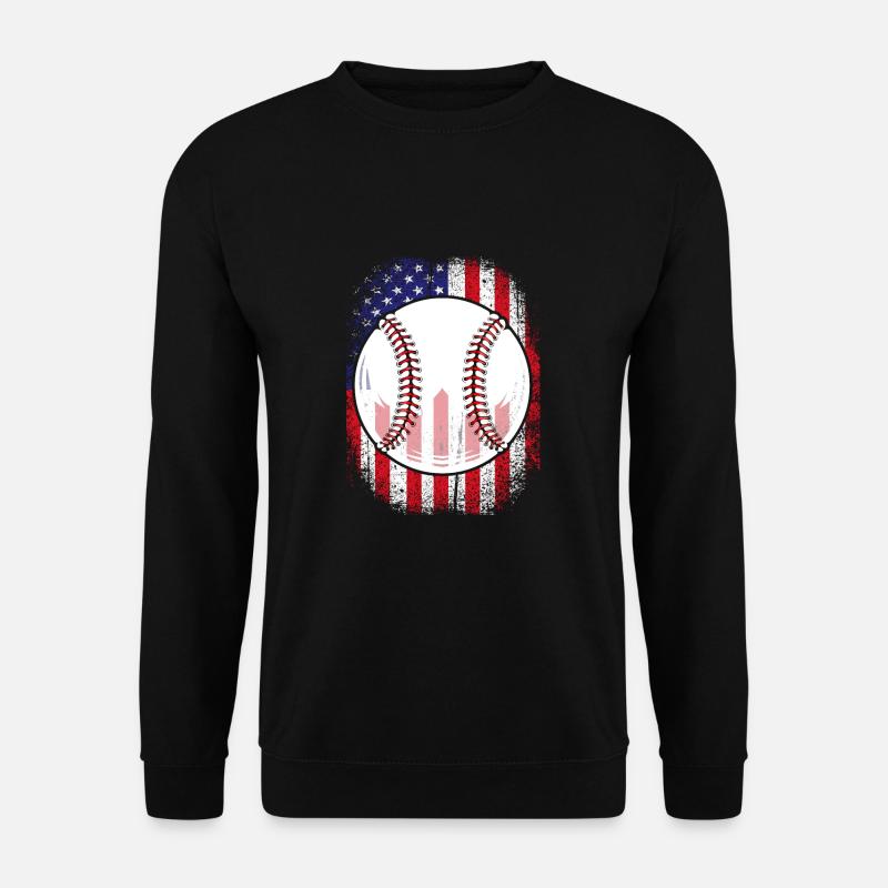 Baseball USA - Unisex Sweatshirt - black