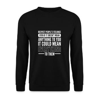 Brimades - Sweat-shirt Unisexe - noir - Devant - Alina (178cm) & Michal (187cm)