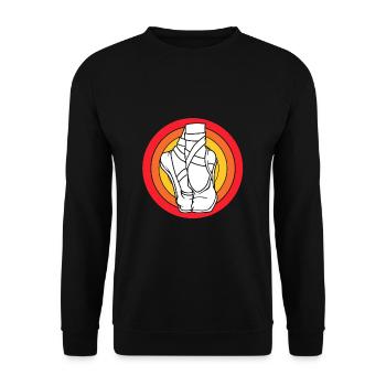 Danseuse de ballet - Sweat-shirt Unisexe - noir - Devant - Alina (178cm) & Michal (187cm)