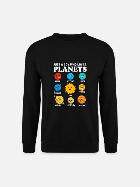 Solar System Universe - Unisex Sweatshirt - black