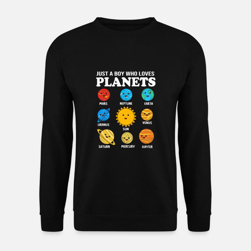 Solar System Universe - Unisex Sweatshirt - black