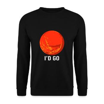 Univers du système solaire - Sweat-shirt Unisexe - noir - Devant - Alina (178cm) & Michal (187cm)