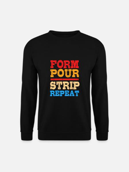 Construction worker construction site - Unisex Sweatshirt - black