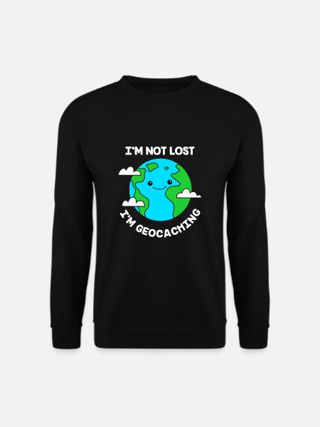 Géocaching Géocache Géocacher - Sweat-shirt Unisexe - noir