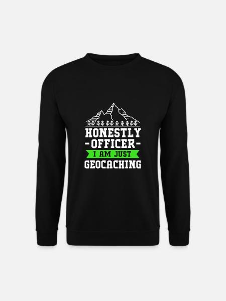 Geocaching Geocache Geocacher - Unisex Sweatshirt - black