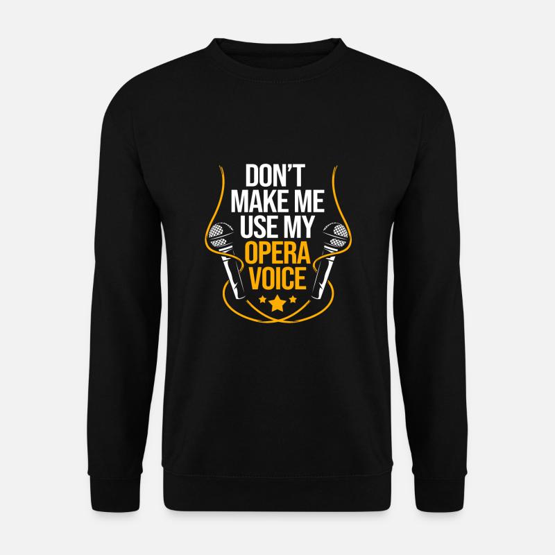 Karaoké - Sweat-shirt Unisexe - noir