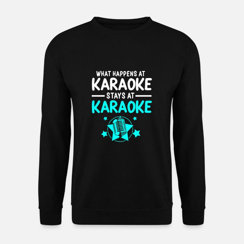 Karaoke - Unisex Pullover - Schwarz