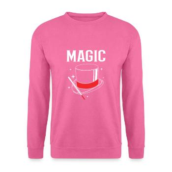 Zauberer - Unisex Pullover - Pink - Vorne