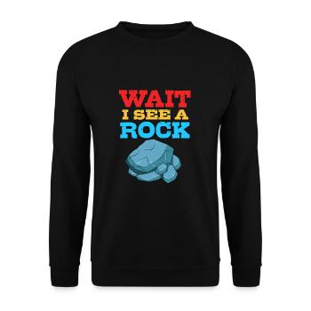 Geologist - Unisex Sweatshirt - black - Front - Alina (178cm) & Michal (187cm)