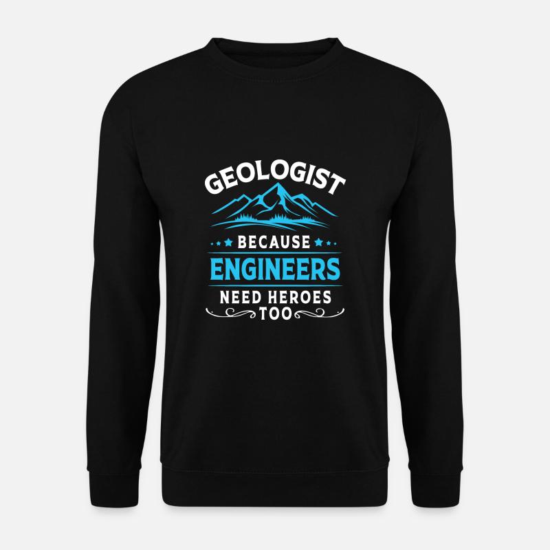 Géologue - Sweat-shirt Unisexe - noir