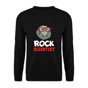 Geologist Geology - Unisex Sweatshirt - black - Front - Alina (178cm) & Michal (187cm)