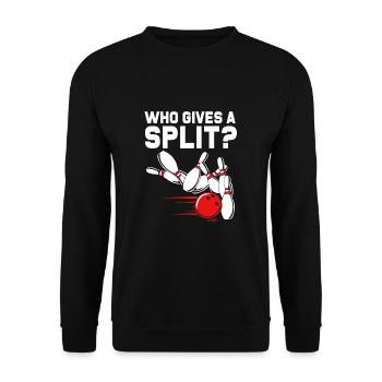 Bowling - Unisex Pullover - Schwarz - Vorne - Alina (178cm) & Michal (187cm)