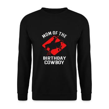 Rodeo - Unisex Sweatshirt - black - Front - Alina (178cm) & Michal (187cm)