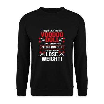 Vaudou - Sweat-shirt Unisexe - noir - Devant - Alina (178cm) & Michal (187cm)