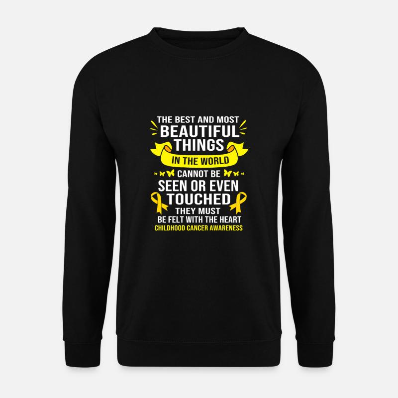Krebs Kind Krebs-Überlebender - Unisex Pullover - Schwarz