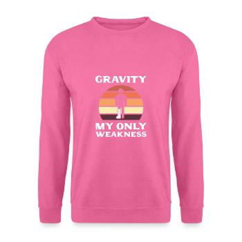 Gebrochenes Bein - Unisex Pullover - Pink - Vorne