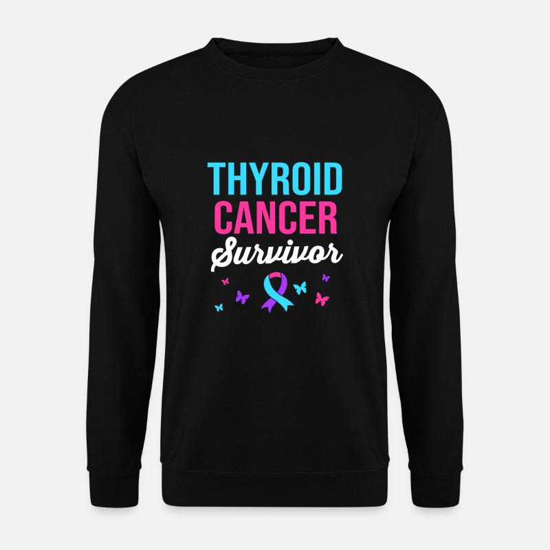Thyroid cancer - Unisex Sweatshirt - black
