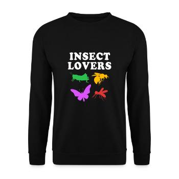 Grasshopper - Unisex Sweatshirt - black - Front - Alina (178cm) & Michal (187cm)