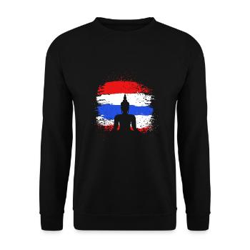 Thailand - Unisex Pullover - Schwarz - Vorne - Alina (178cm) & Michal (187cm)